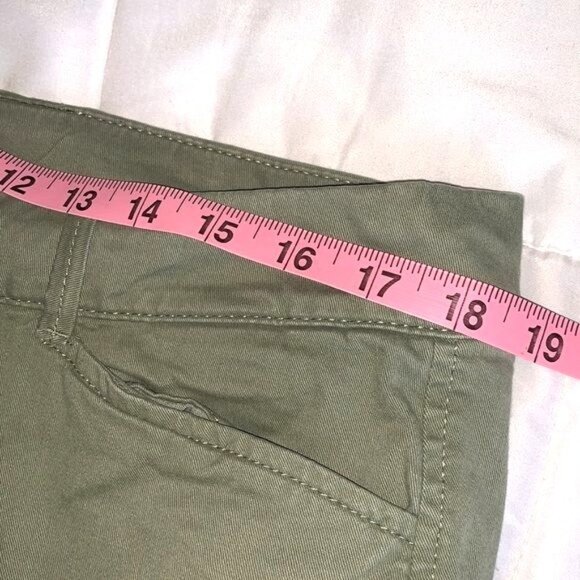 Old Navy Womens Khaki Pants Size 16 Standard Regular Cotton Stretch - Picture 7 of 9